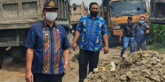 Camat Tanjung Morawa Hentikan Aktifitas Galian C Ilegal