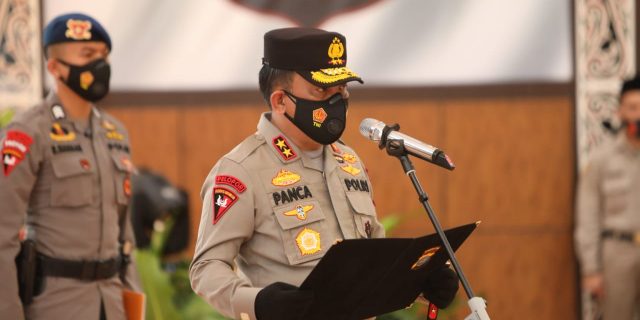 Irjen Panca Putra Simanjuntak Pimpin Sertijab PJU Poldasu dan Kapolres Jajaran