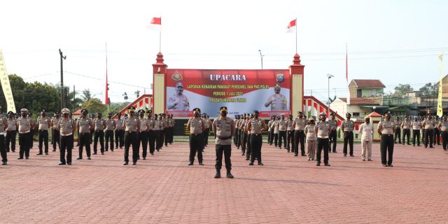 251 Personel Poldasu Naik Pangkat