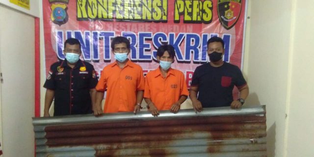 Unit Reskrim Polsek Medan Baru Tangkap Maling Seng