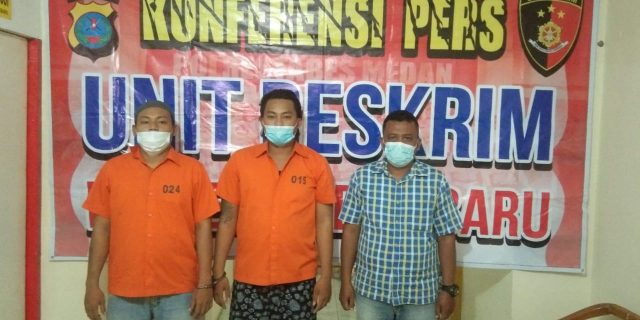 Dua Penganiaya Anggota Polri Ditangkap Polsek Medan Baru