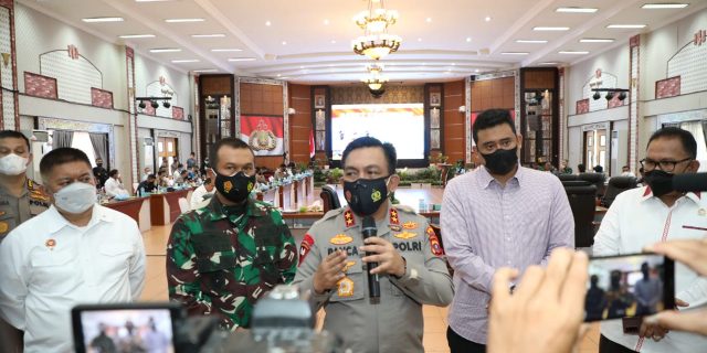 PPKM Darurat di Kota Medan, Kapoldasu : Upaya Dalam Memutus Mata Rantai Virus Corona