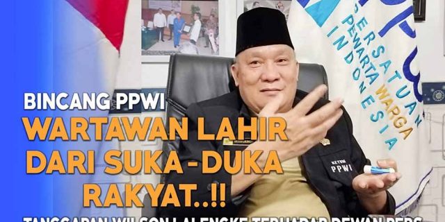 Wilson Lalengke : Wartawan Lahir dari Suka-Dukanya Rakyat