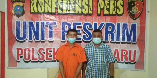 Unit Reskrim Polsek Medan Baru Tangkap Pembawa Sabu