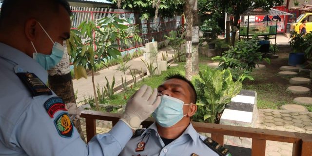 Cegah Penularan Covid-19, Rutan Klas 1 Medan Adakan Tes Swab Rutin ke Pegawai
