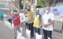 Kapolrestabes Medan Bersama Walubi Bagikan Bantuan Sembako Kepada Warga Terdampak PPKM Darurat
