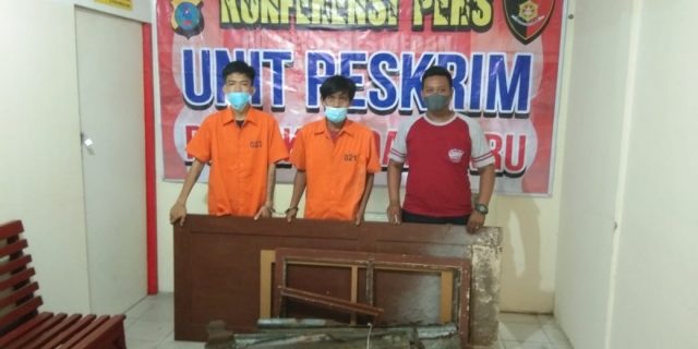 Dua Pelaku Pembongkar Rumah Kosong Ditangkap Polisi