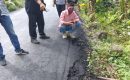 Warga Minta Dinas PUPR Nias Utara Bongkar Pembangunan Jalan Hotmix di Desa Loloana’a