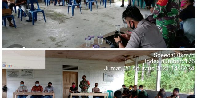 Babinsa Menghadiri Rapat Pra Pelaksanaan Dana Desa Orahili