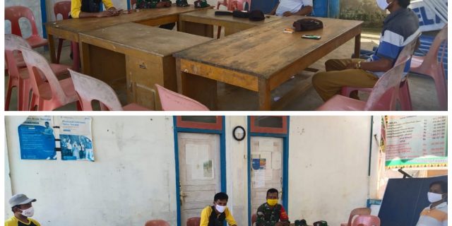 Babinsa Koramil 07/Alasa Kembali Sampaikan Himbauan Prokes Kepada Masyarakat