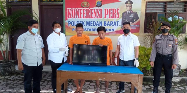 Polsek Medan Barat Tangkap Spesialis Pembobol Rumah