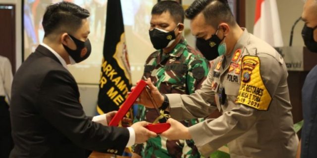 AKBP Irsan Sinuhaji Hadiri Pengukuhan Pokdarkamtibmas Bhayangkara Resort Medan