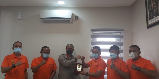 Pewarta Polrestabes Medan Silaturahmi ke Kapolres Asahan