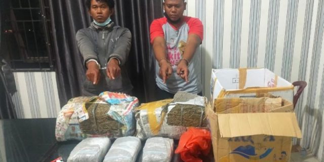 Polres Tanah Karo Gulung 4 Sindikat Pengedar Ganja
