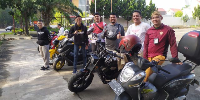 BMCC Medan (Bintang Motorcycle Club) Medan Touring Dan Sambangi Polsek Biru-Biru