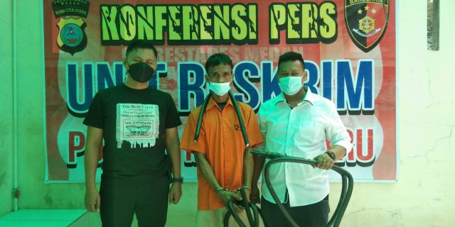 Curi Kabel Tower, Hutabarat Diciduk Tekab Polsek Medan Baru