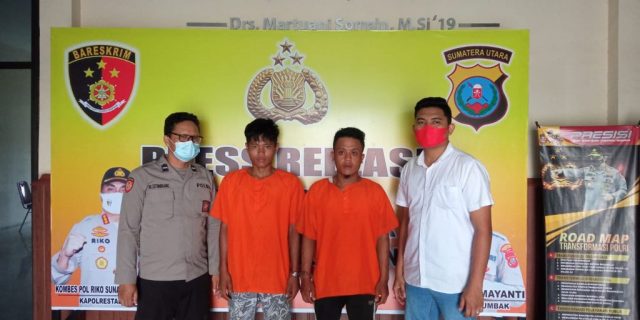 Polsek Patumbak Amankan Pelaku Dan Penadah Curanmor