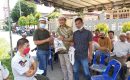 Pewarta Polrestabes Medan Santuni Keluarga Almarhum Erih Adrian Syahputra