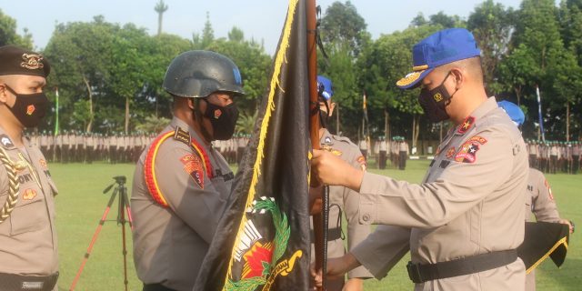 Kasetukpa Lemdiklat Polri Lantik Perangkat Resimen Korps PAG Wira Mavendra Harjuna