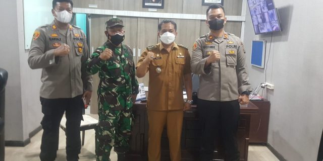 Usai Menjabat, Kapolsek Percut Seituan Silaturahmi Dengan Danramil dan Camat