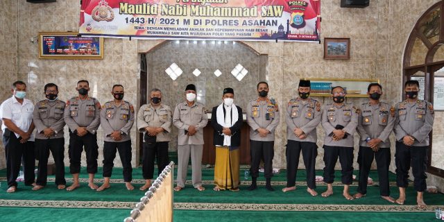 Polres Asahan Gelar Peringatan Maulid Nabi Muhammad SAW