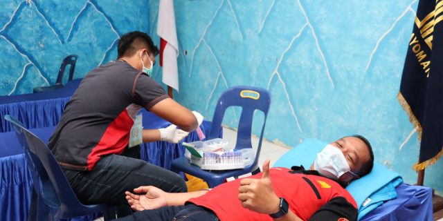 Peringati HDKD 2021, Lapas Klas IIB Siborongborong Adakan Kegiatana Donor Darah