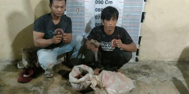 Curi Klam Rel Kereta Api, Dua Warga Sei Lepan Ini Ditangkap Polisi