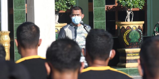 Danrem 081/DSJ Ingatkan Anggota Jauhi Pelanggaran Hukum