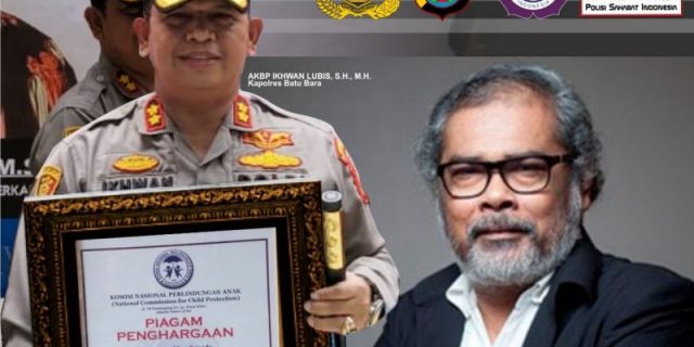 Kapolres Batubara Raih Penghargaan dari Komnas Perlindungan Anak