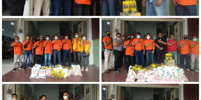 Ketua Pewarta Kembali Salurkan Sembako Kepada Jurnalis di Medan