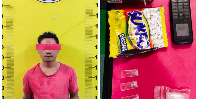 Meski Sempat Berkelit, Pengedar Sabu Ini Tak Berkutik Usai Petugas Temukan Barang Bukti