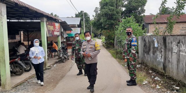 Respon Laporan Warga, Bhabinkamtibmas Polsek Medan Baru Tinjau Lokasi Sarirejo