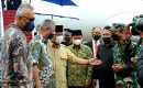 Pangdam III/Slw Dampingi Menhan RI Sambut Kunjungan PM Malaysia di Bandung