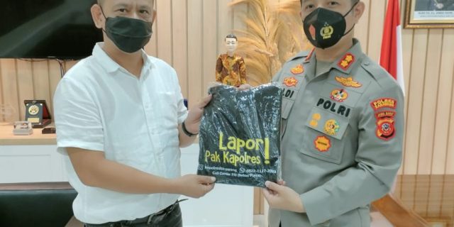 Luncurkan Aplikasi Lapor Pak Kapolres dan Surat Cinta, Ketua Pewarta Dukung Kinerja Kapolres Karawang