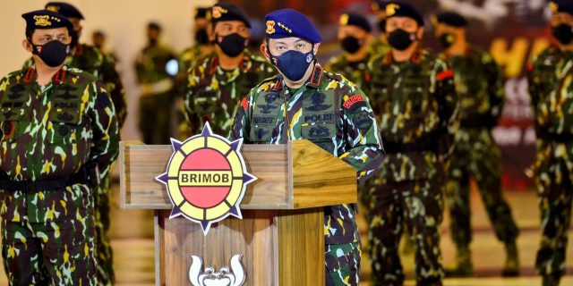 Kapolri Pastikan Brimob Terus Berikan Layanan Terbaik Untuk Masyarakat dan Negara