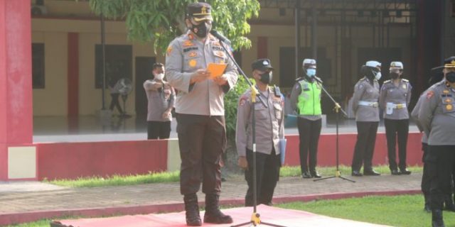 Waka Polresta Deli Serdang Pimpin Gelar Apel Ops Zebra Toba 2021