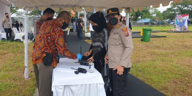 Polsek Medan Baru Lakukan Pengamanan Soft Launching New Consulate Compound di Konsulat Jenderal AS