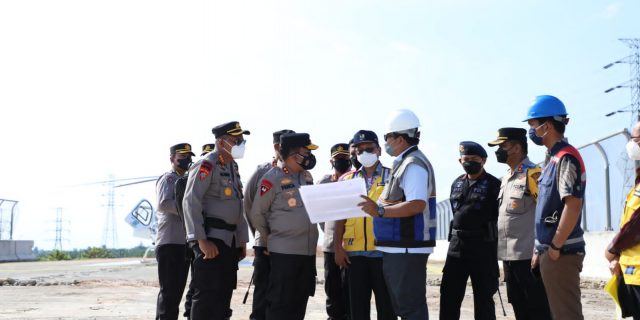 Kapoldasu Tinjau Pembangunan Jalan Tol