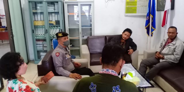 Polsek Medan Baru Bubarkan Keributan Antar Pelajar