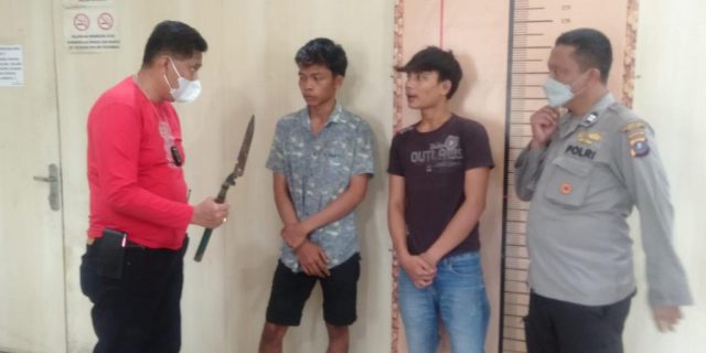 2 Anggota Geng Motor Ditangkap Polsek Patumbak