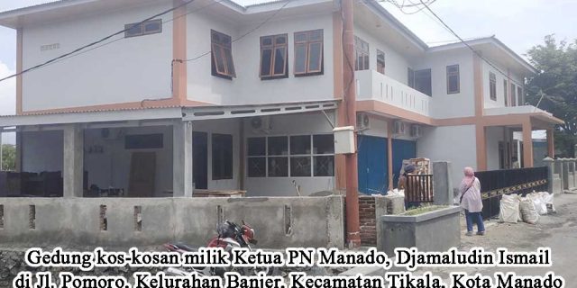 Warga Sulut Pertanyakan Sumber Dana Pembangunan Gedung Bernilai Miliaran Milik Ketua PN Manado