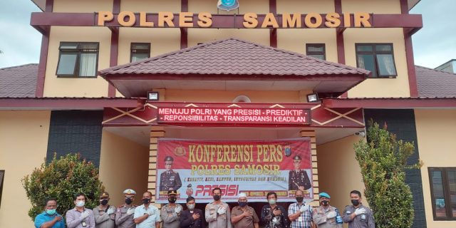 Dalam Kurun 2 Minggu, Polres Samosir Ungkap Berbagai Kasus Kejahatan