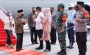 Tiba di Bandara Internasional Silangit, Wakil Presiden Disambut Gubsu