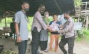 Polres Asahan Bersama SEMMI Bagikan Bansos Kepada Masyarakat Kurang Mampu