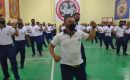 Jaga Kebugaran Tubuh, Prajurit Harimau Putih Gelar Senam Bersama