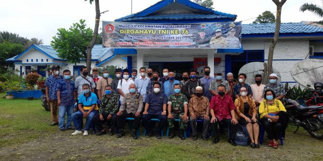 Agar Nataru Berjalan Damai, Kapolsek Kutalimbaru Gelar Rapat Bersama Camat dan Danramil