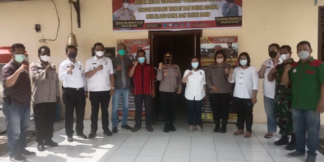 Jelang Natal dan Tahun Baru, Kapolsek Medan Tuntungan Gelar Rakor Lintas Sektoral