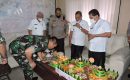 HUT TNI AD ke-76, Kapolres dan Bupati Asahan Beri Kejutan Kepada Dandim