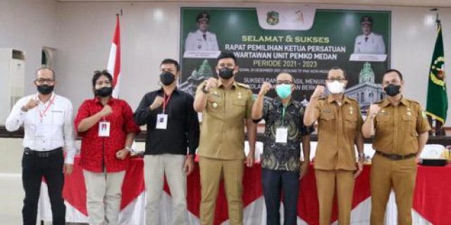 Bobby Nasution Apresiasi Pemilihan Ketua Wartawan Unit Pemko Medan