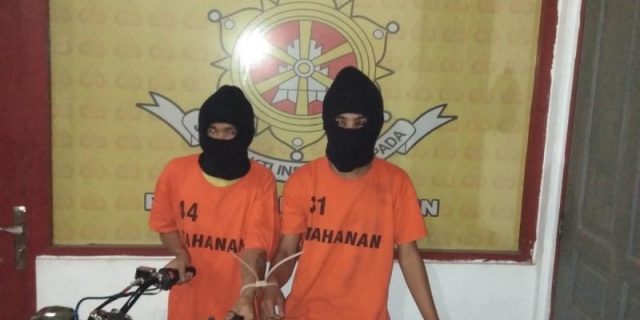 Curi Motor dari Parkiran Gereja, Dua Sekawan Ini Dibekuk Polisi